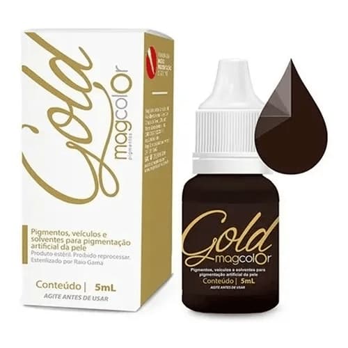 Pigmento Mag Color Gold 5ml - Original C/ Nota Fiscal - Envio Imediato