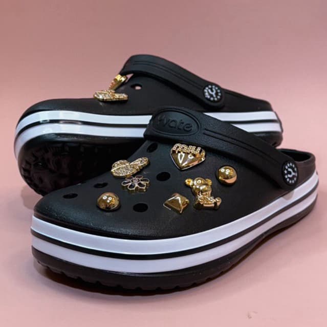 Sandália Feminino Chinelo Babuche Listras C/ Acessórios Leve e Confortável