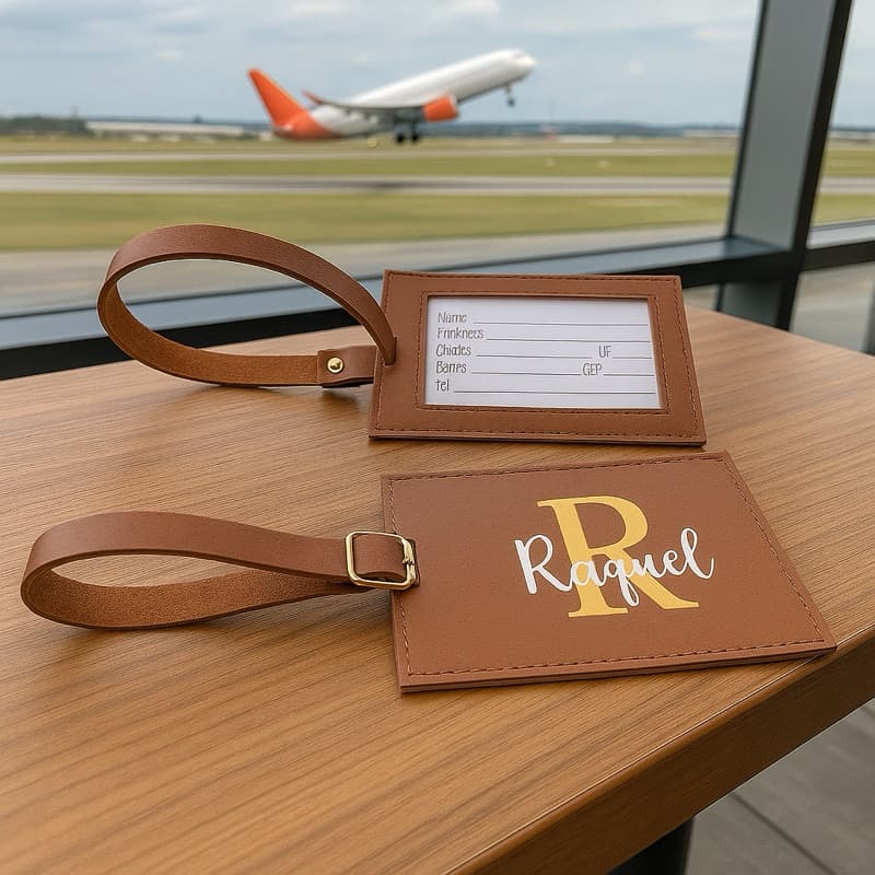 Tag Para Mala Bolsas Com Identificação + Personalização Chaveiro de Mala-Identificador de Mala