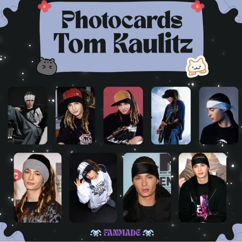 Photocards Tom Kaulitz | Tokio Hotel | (6x9cm)