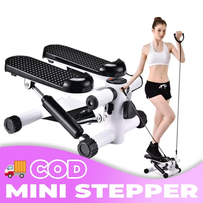 Simulador de Caminhada Portatil - Mini Stepper de Escada com LCD - Para Emagrecer em Casa
