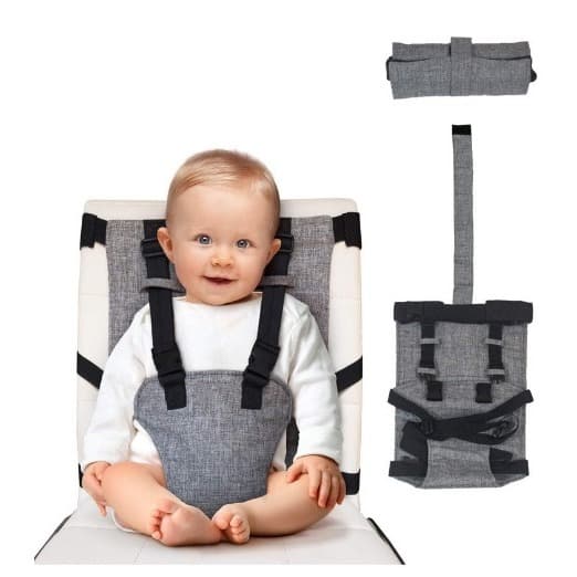 Cinto de segurança infantil para evitar que os bebês escorreguem, proteção de alimentação ajustável para refeição de beb