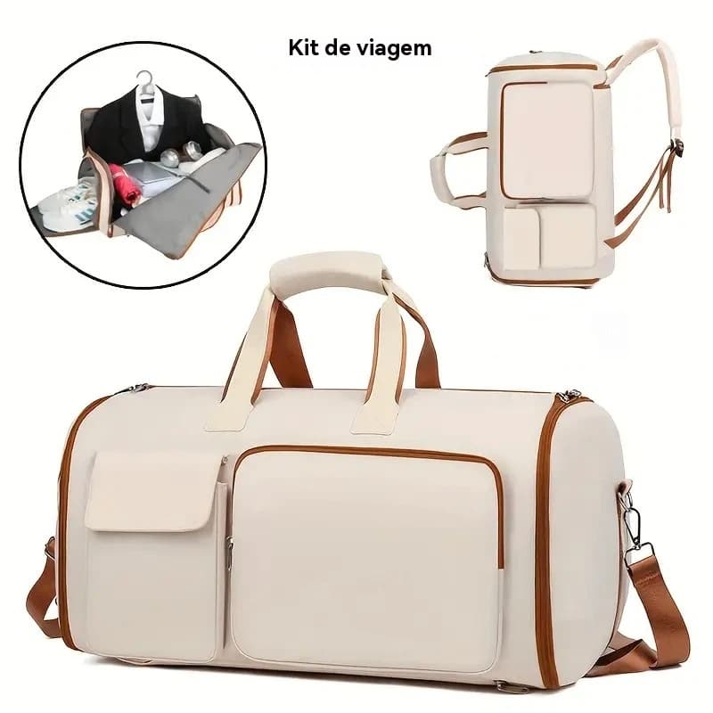 Bolsa Terno Esportiva Viagem Impermeável Dobrável Grande Capacidade