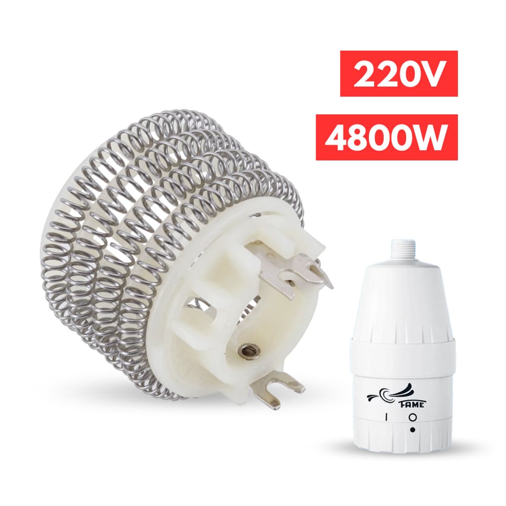 Resistencia Aquecedor Elétrico Fame 220v 4800W Ponto Pia Torneira Água Quente Cozinha Versátil Casa Lavanderia