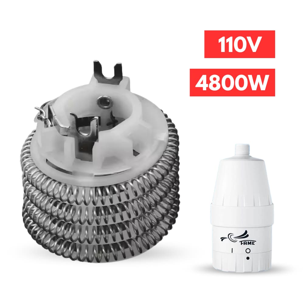 Resistencia Aquecedor Elétrico Fame 110v 127 4800W Ponto Pia Torneira Água Quente Cozinha Versátil Casa Lavanderia