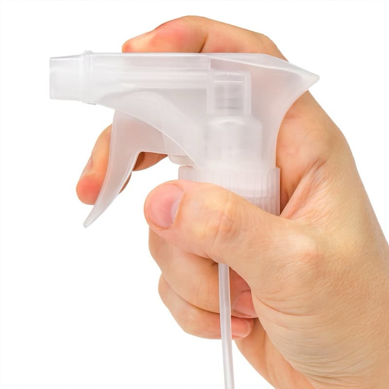 10 Válvula Gatilho Borrifador Trigger Transparente Branco Preto 28/410