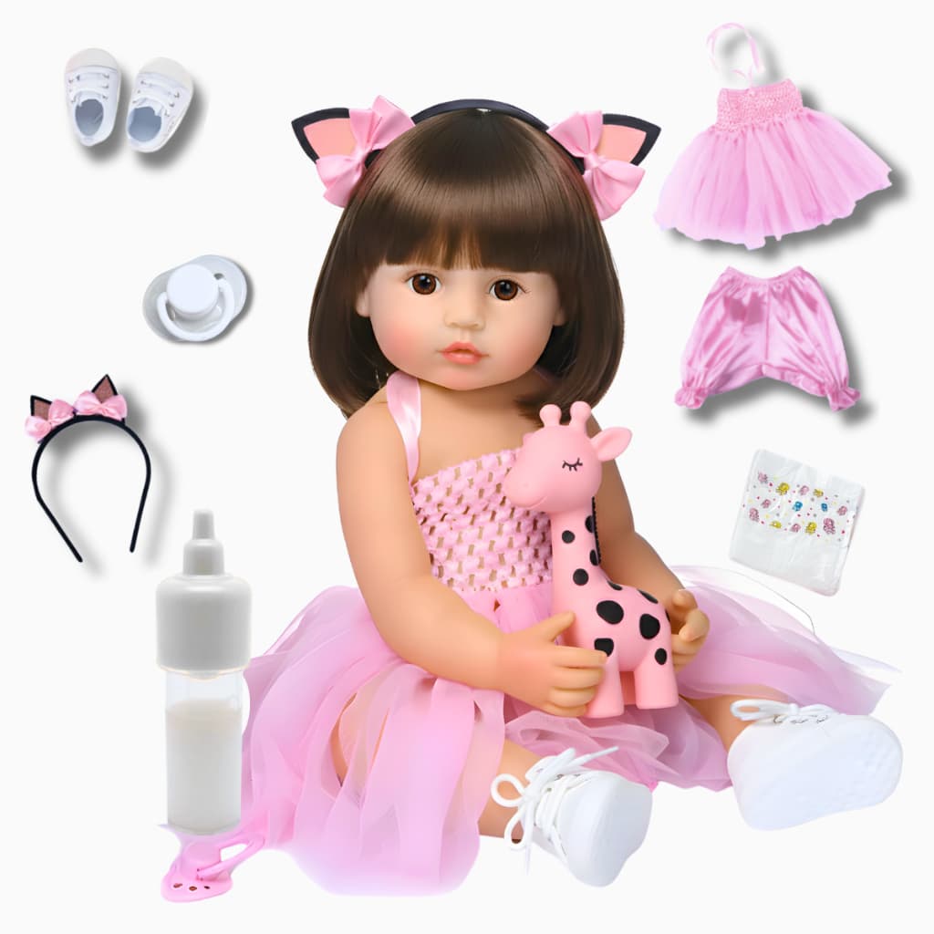 Bebê Reborn Boneca Realista Bailarina Em Silicone Pode Dar Banho Promoção