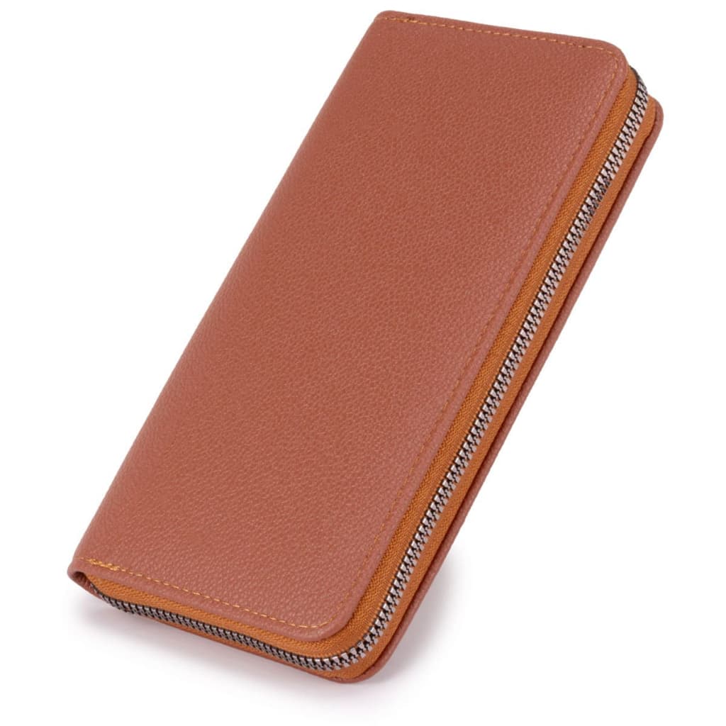 Carteira Feminina Grande com Fechamento em Zíper Seguro Ideal para Presente