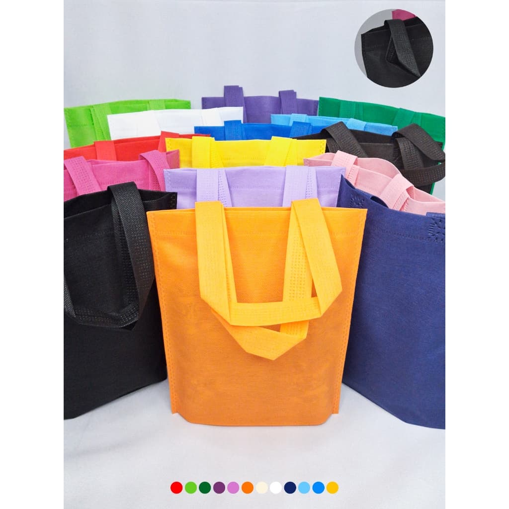 Sacolas Ecobag TNT Lembrancinha Festa Alças 20x25cm Atacado Embalagem Ecológica Barata Resistente