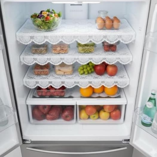 Toalha de Geladeira com 03 peças 37X62 cm – Protetor de Prateleira