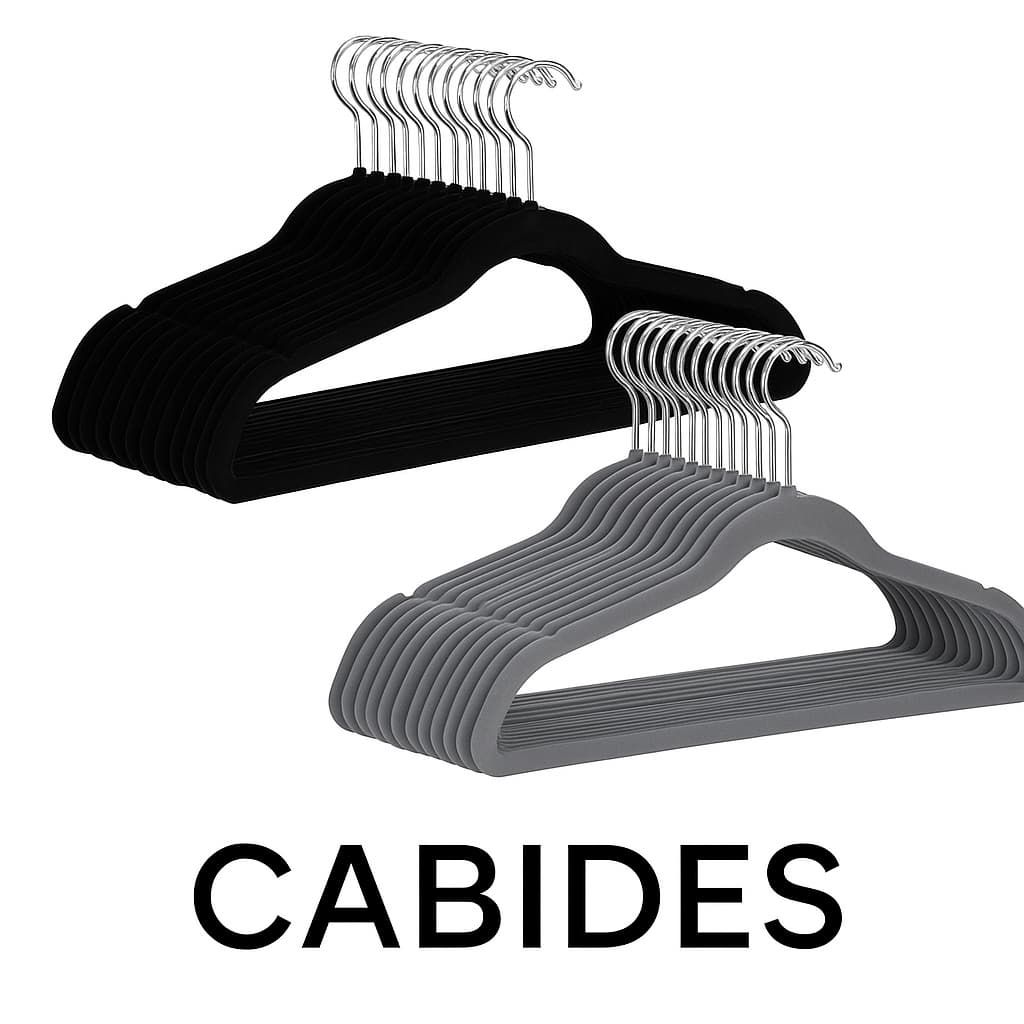 Kit 50 Cabides de Veludo Fino Antideslizante – Roupas Adulto Grande Resistente e Elegante