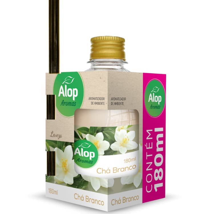 LANÇAMENTO - Aromatizador CHÁ BRANCO ALOP 180ml