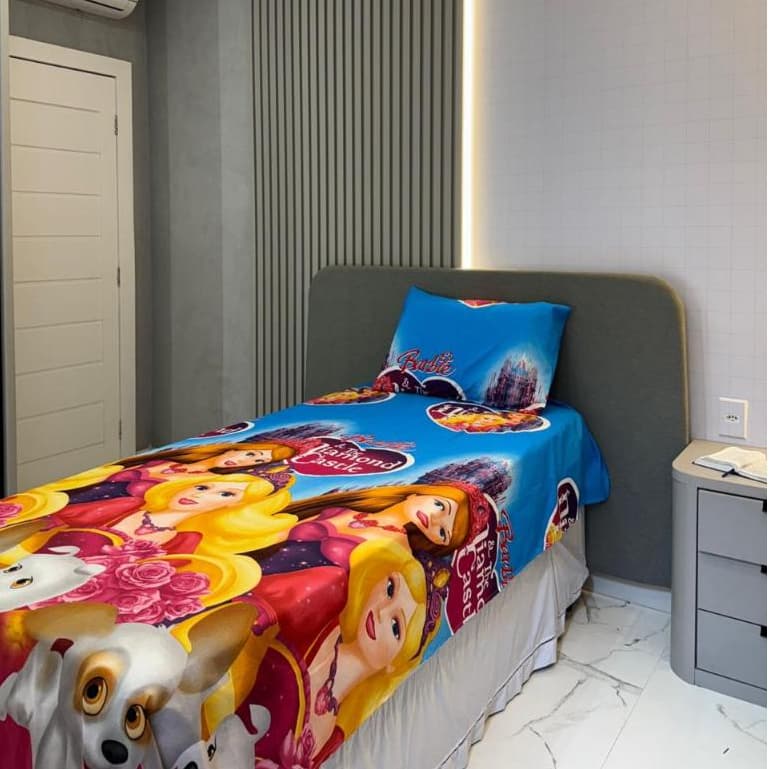 Lençol Solteiro + 1 fronha / Estampas Variadas - FRONHA E LENÇOL