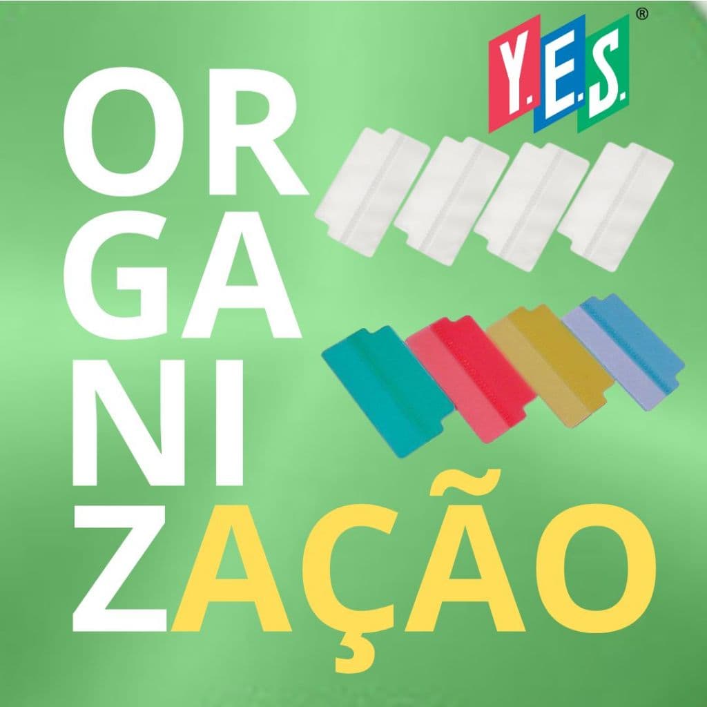 Multidivisor Adesivo YES reposicionável c/1 pacotes de 20 unidades  HA022S colorido ou cristal