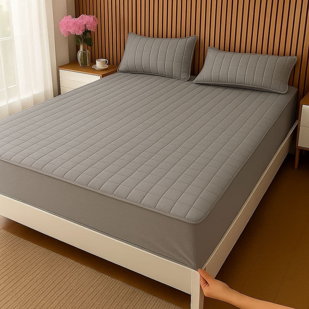 Capa de Colchão Impermeável Matelada – Fácil de Lavar, Com Elástico