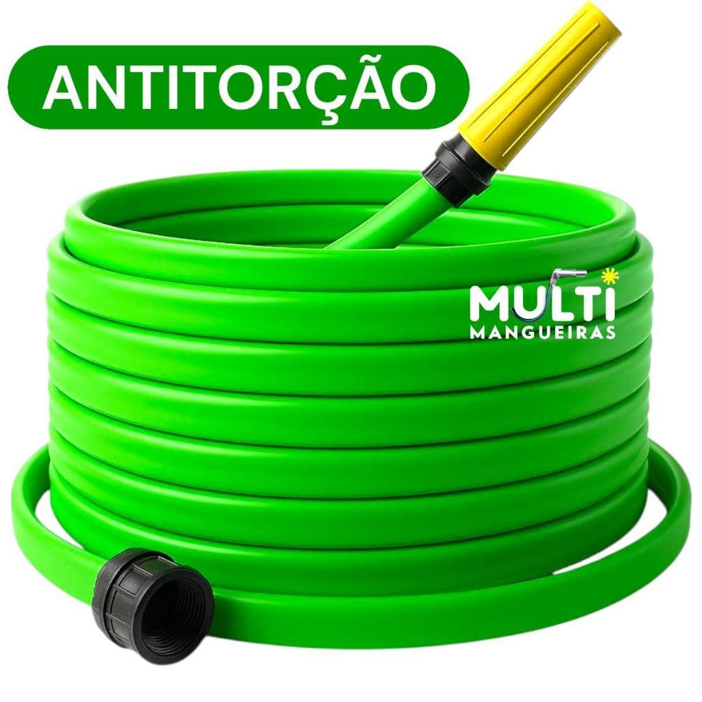 Mangueira de Jardim Anti Torção Dupla Camada Reforçada