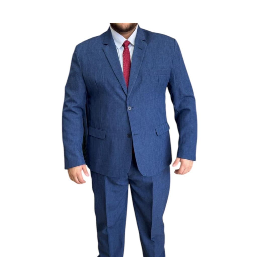 Terno Masculino Microfibra Plus Size Slim - Corte Italiano