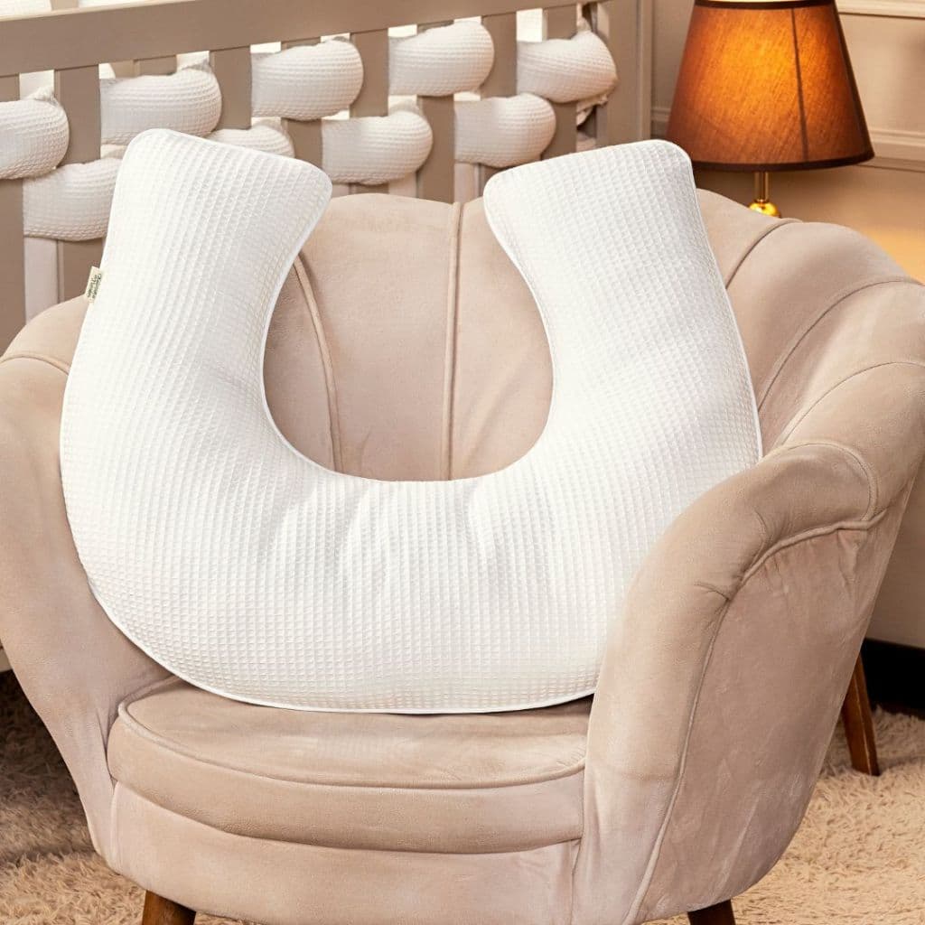 Almofada Amamentação Apoio De Amamentar Favo Exclusivo Waffle  - 100% Algodão