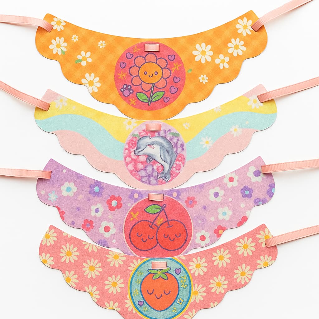 Kit Laço Pet Gargantilha Colar Pet Shop Bandana Gato Cães Banho Tosa Cachorro Atacado