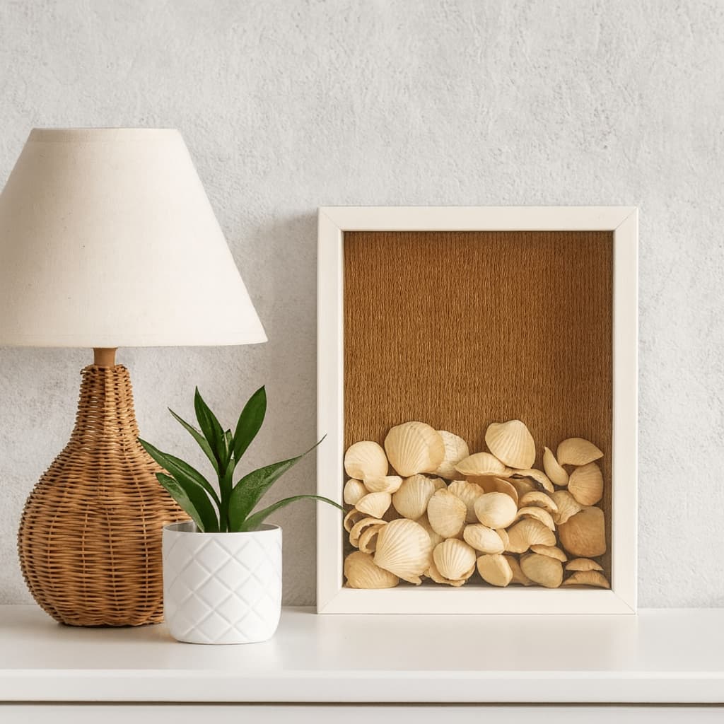 Moldura Caixa Alta com Vidro MDF Para Quilling e Scrapbook