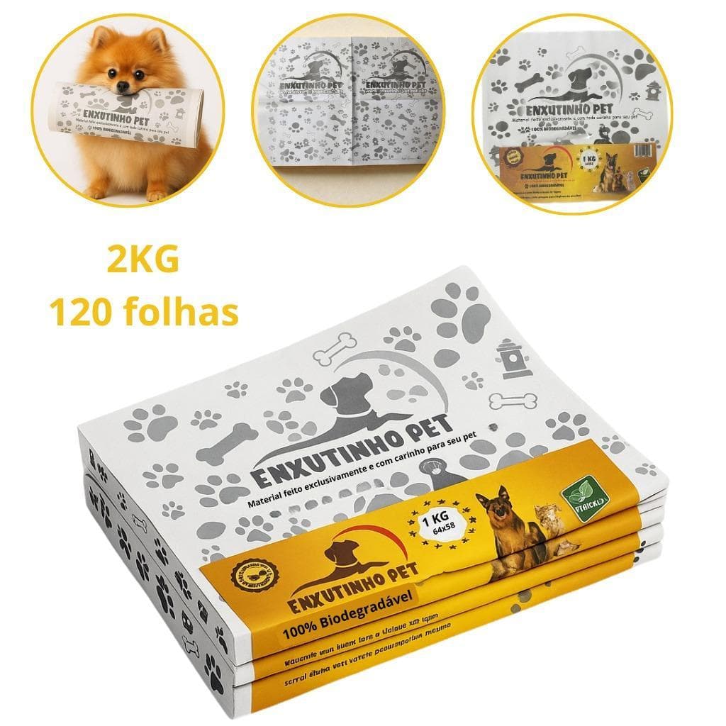Jornal Pet  Higiênico 2 Kg 120 Folhas Original Premium
