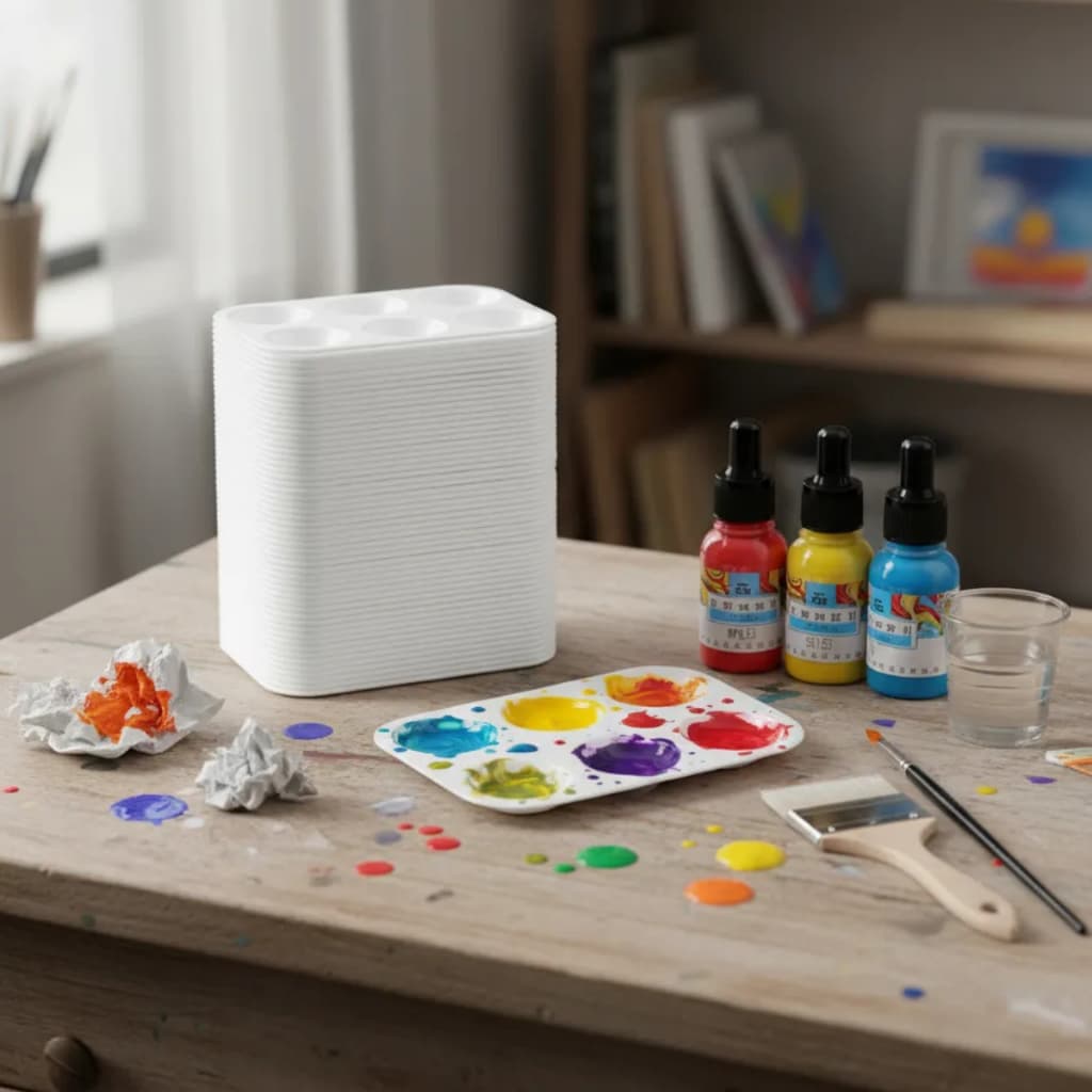 Kit 10 Bandeja Paletas de Tinta Gode Para Pinturas