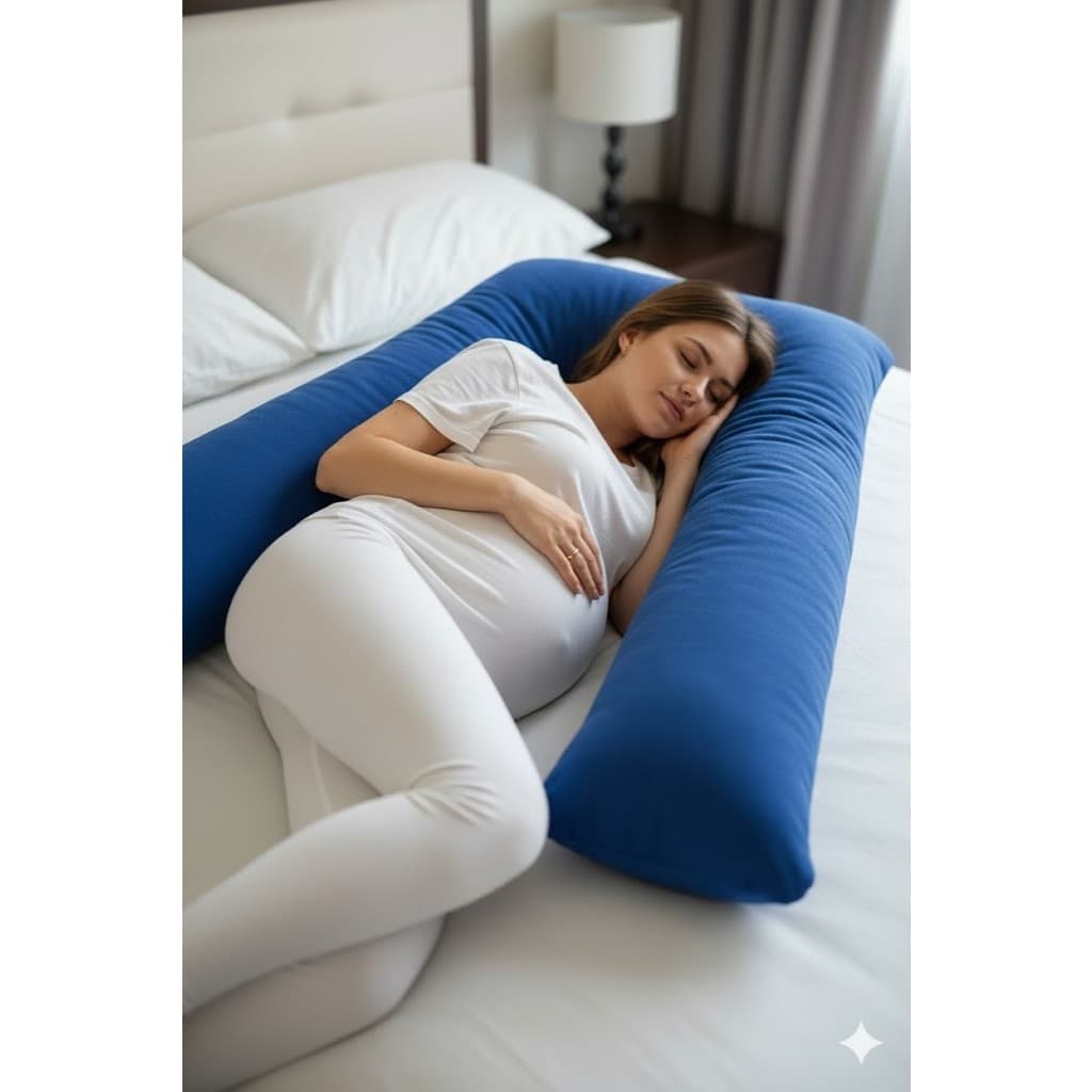 Travesseiro De Gestante Corpo Formato U Aconchegante 1,20cm x 0,70cm Cores Lindas