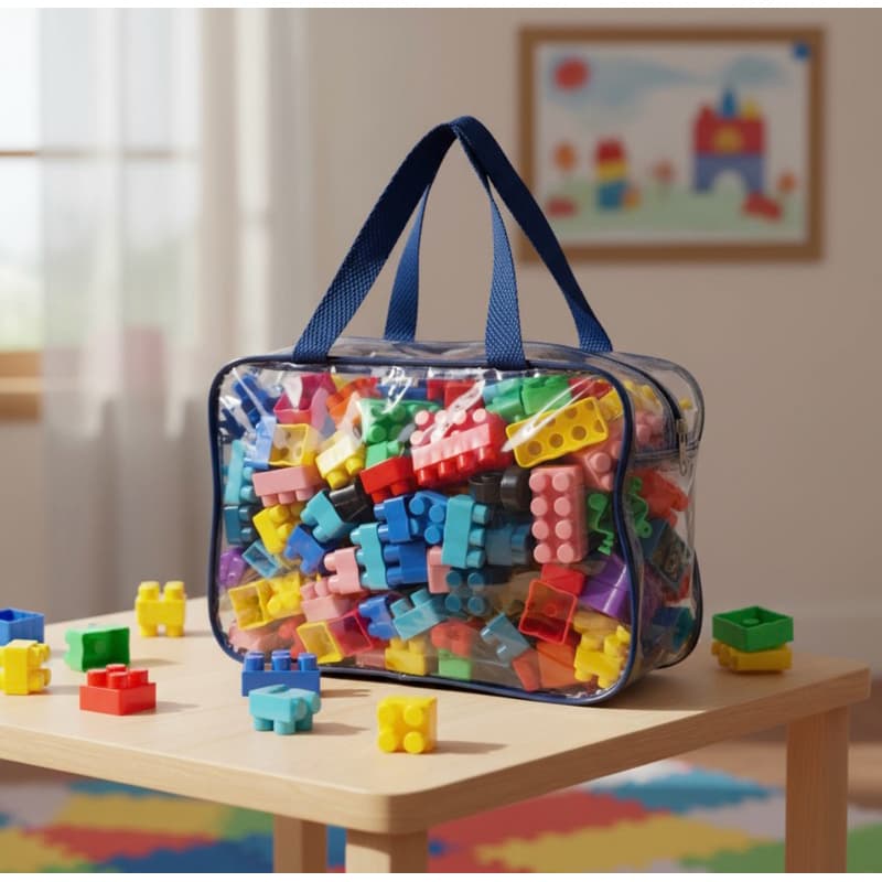 BOLSA COM 300 MULTIBLOCOS COLORIDOS E MULTIFUNCIONAIS