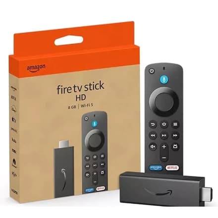 Novo Amazon Fire Stick TV Full HD 3ª Geração Alexa Comando de Voz Original