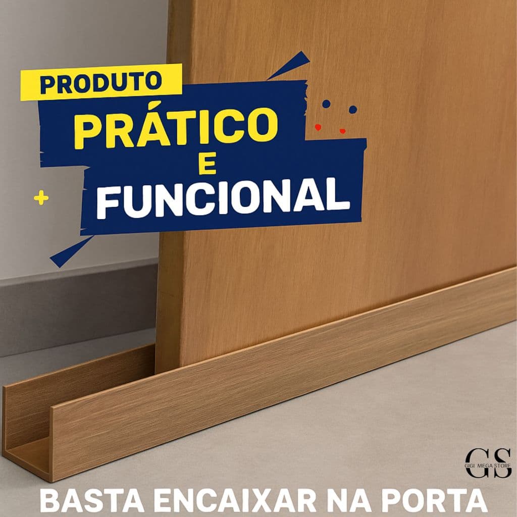 Protetor Saia De Porta ABS Proteçāo Vedação Anti Poeira Insetos