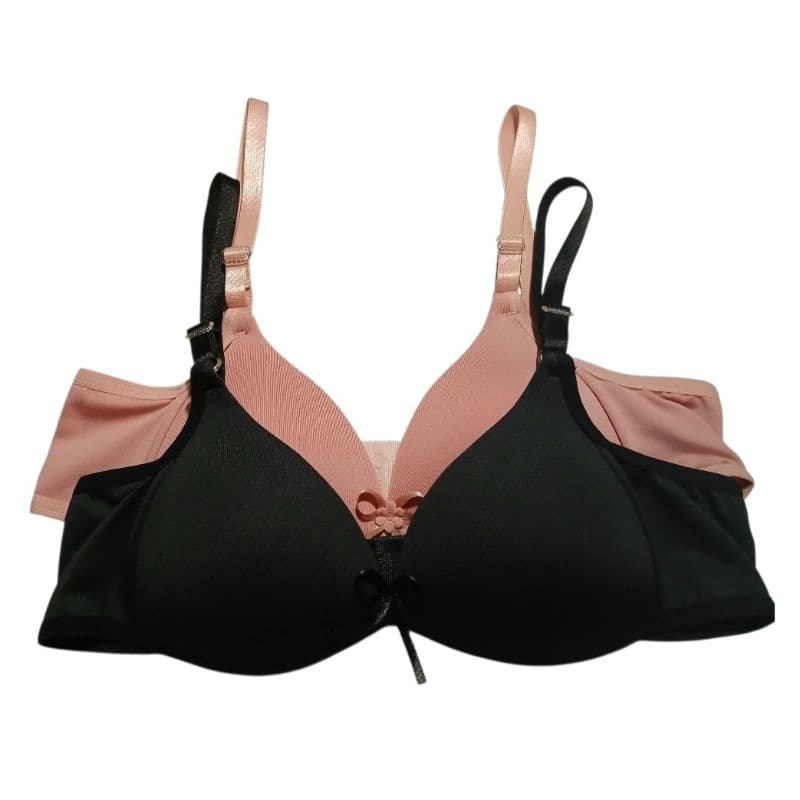 Sutiã Microfibra | Confortável com Bojo | Modelo Menina Moça Versátil para Escola, Casa e Dia a Dia