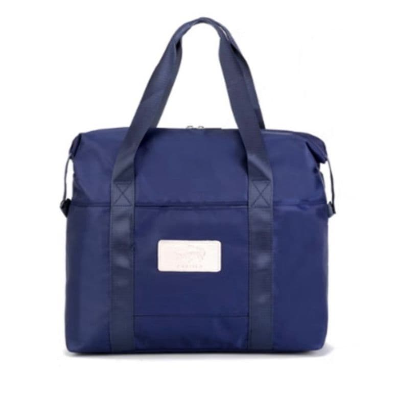 Bolsa de viaje para viajes cortos, gran capacidad y resistente al agua Azul/Marinho