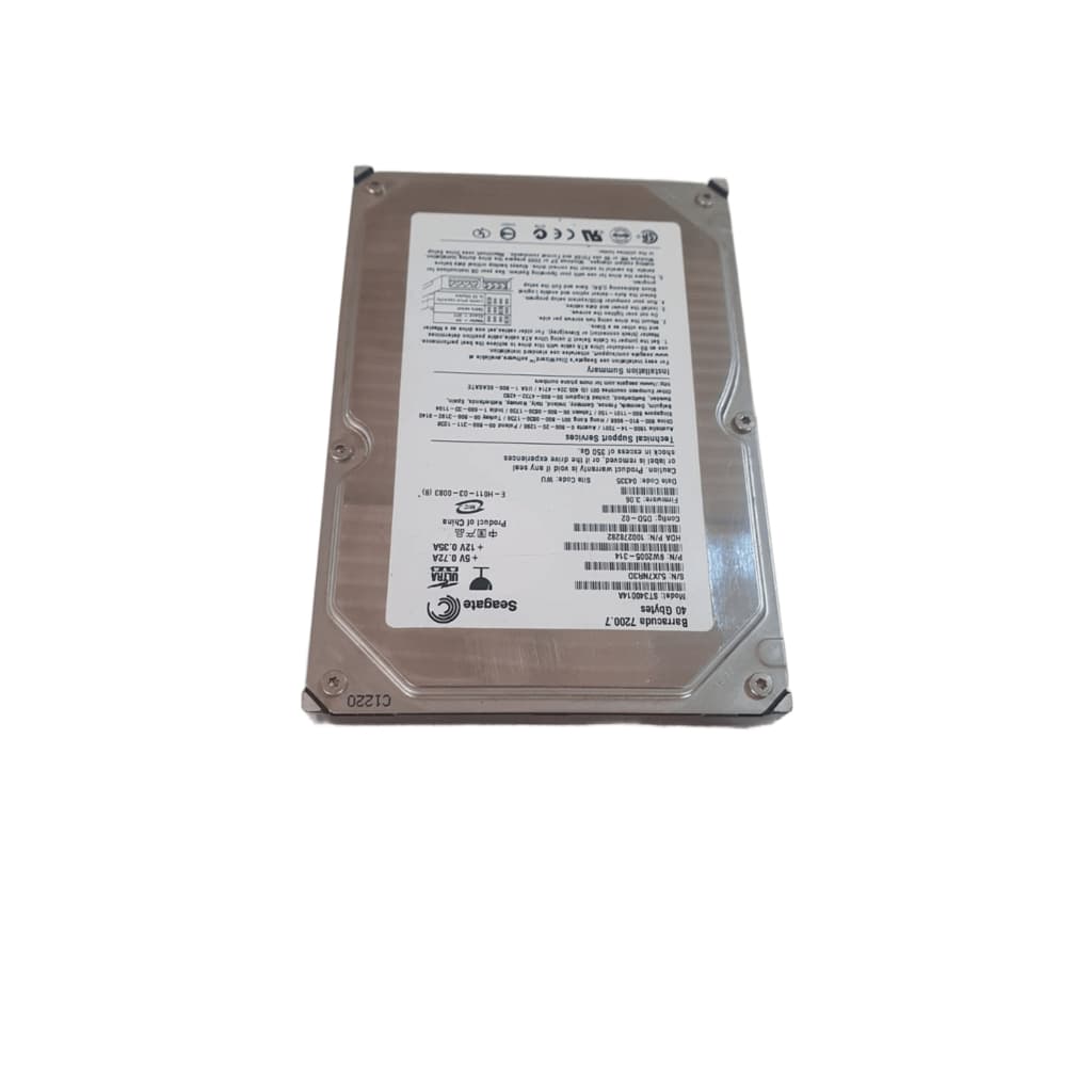 HD IDE PARA COMPUTADOR E NOTEBOOK com Relatório de BAD BLOCK e cabo IDE