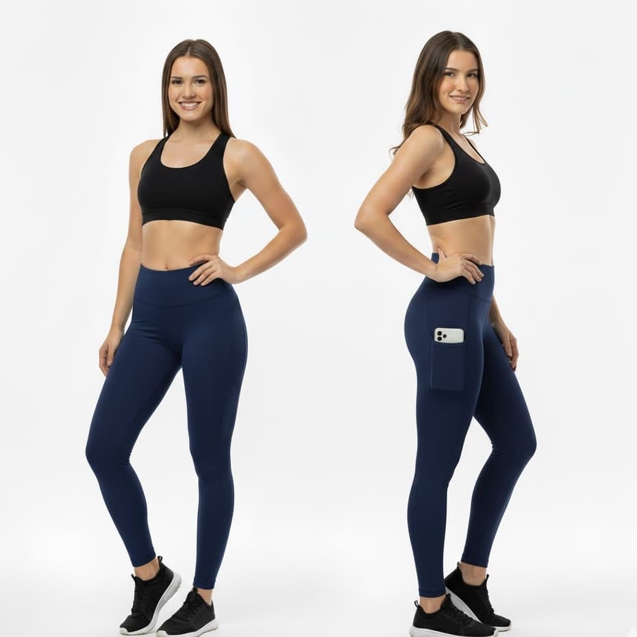 Calça Legging Suplex com Bolso