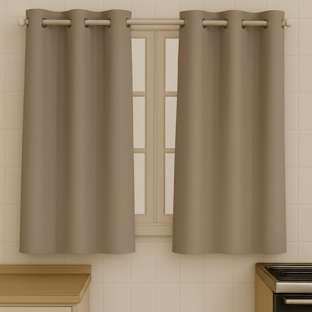 Cortina Oxford Lisa 2,00x1,50 para Cozinha, Quarto, Escritório e Copa