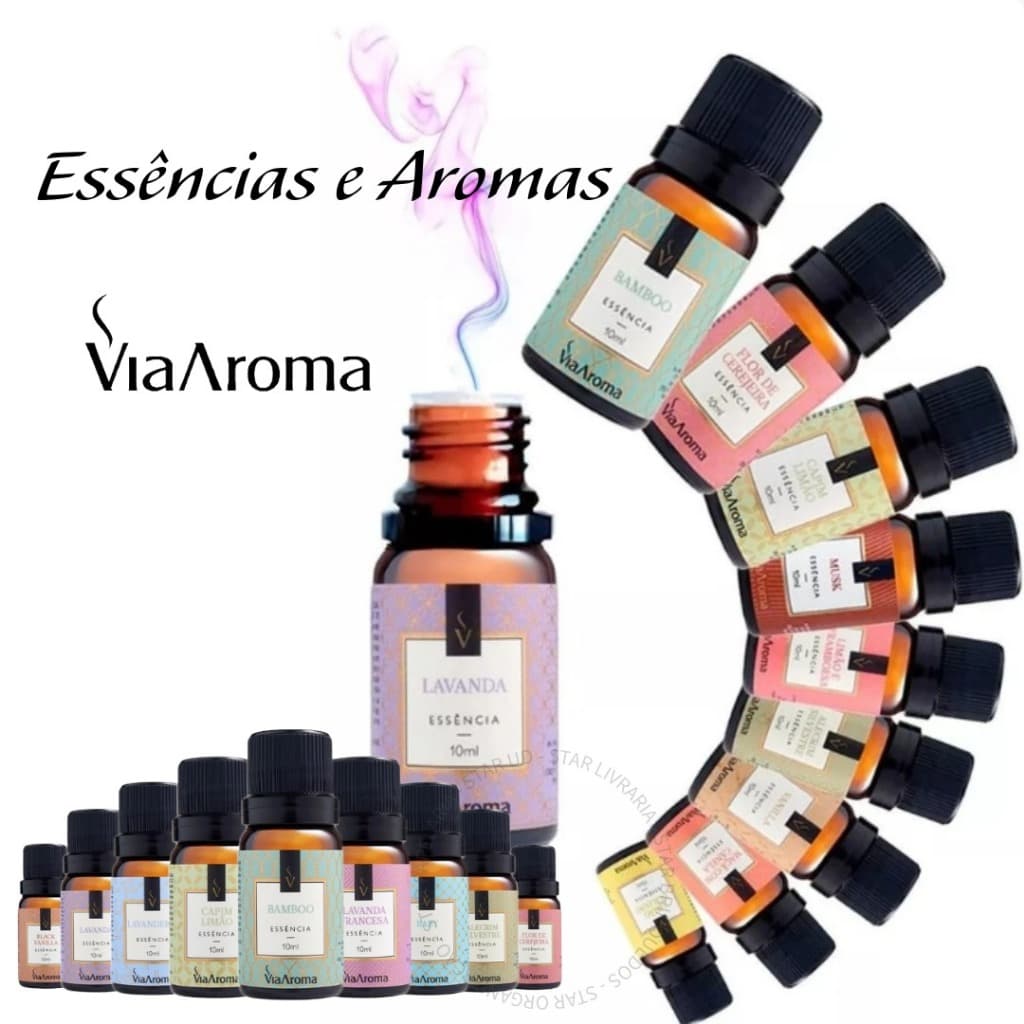 Essência VIA AROMA 10ML - diversas