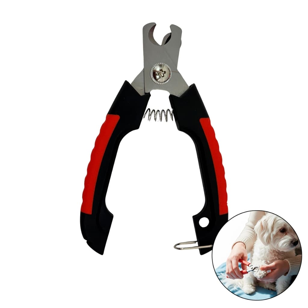 Alicate de Unha Pet Profissional | Corte Preciso e Seguro – Cães e Gatos | Tamanho Pequeno 12cm e Grande 15cm