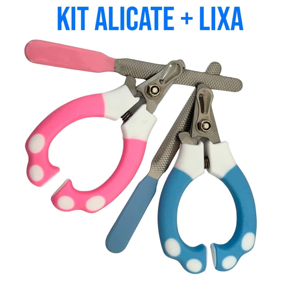 Kit Alicate + Lixa Pet para Cães e Gatos | Corte Seguro e Acabamento Perfeito
