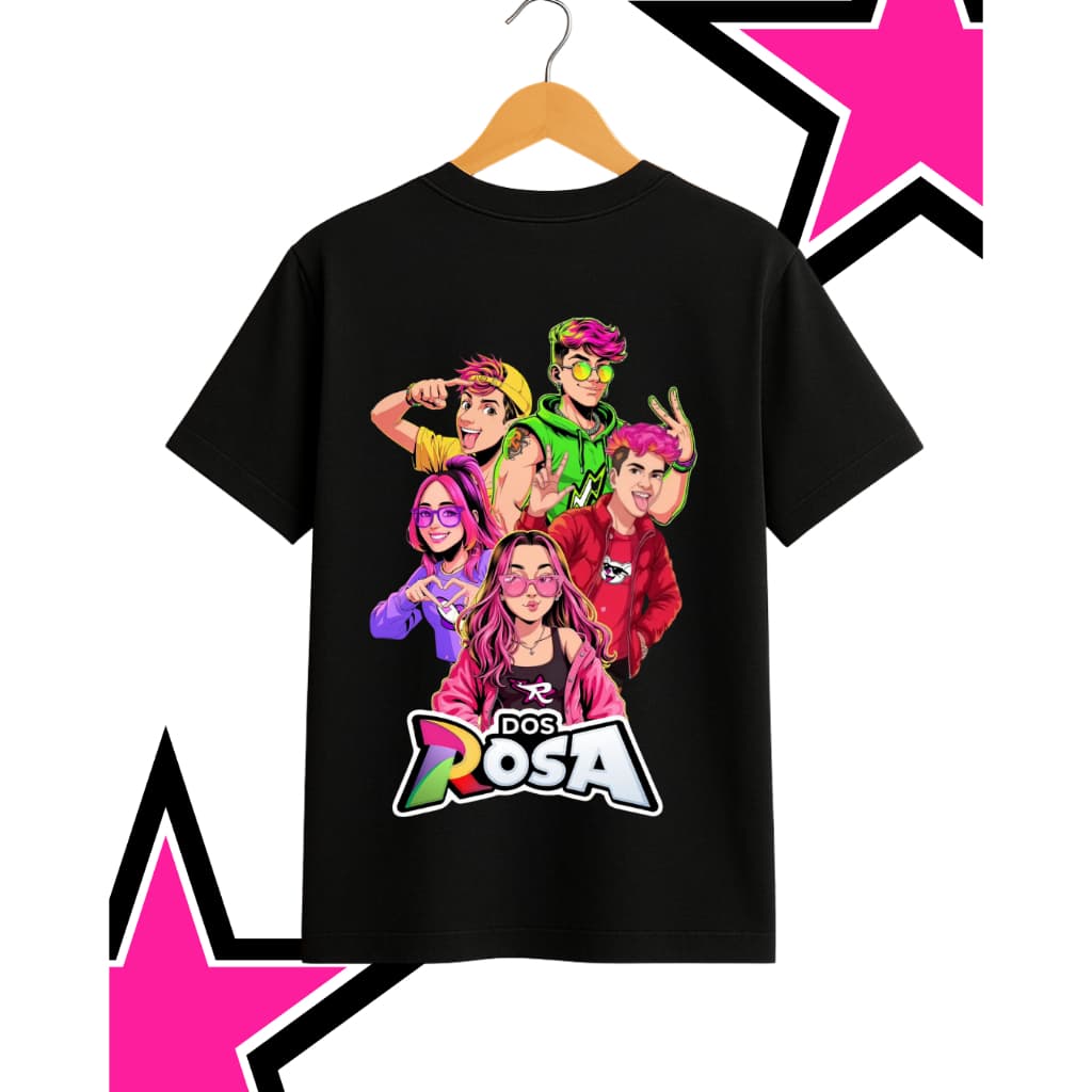 CAMISETA EMILY VICK OS ROSAS INFANTIL E ADULTO