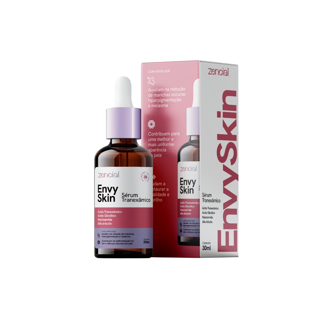 Envy Skin Sérum Super Clareador Ácido Tranexâmico, Ácido Glicólico - Tratamento de Acne - Manchas de Pele e Melasma