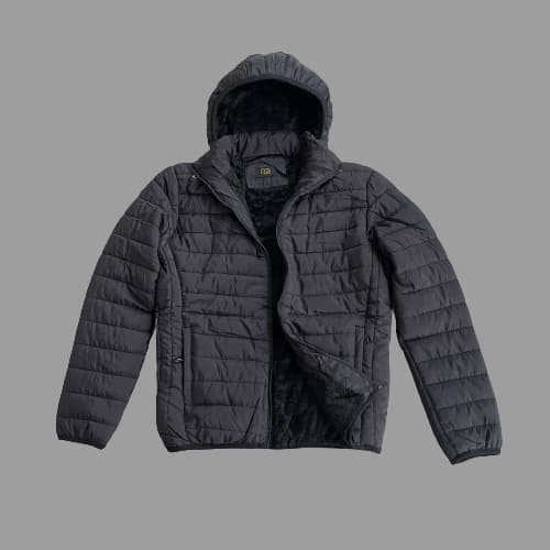 Jaqueta Plus Size até G6 Masculina Puffer Unissex em Forro de Pelucia