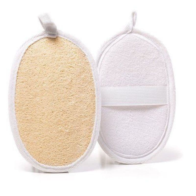 Bucha Vegetal Natural Esponja Banho Limpeza De Pele KIT com 3