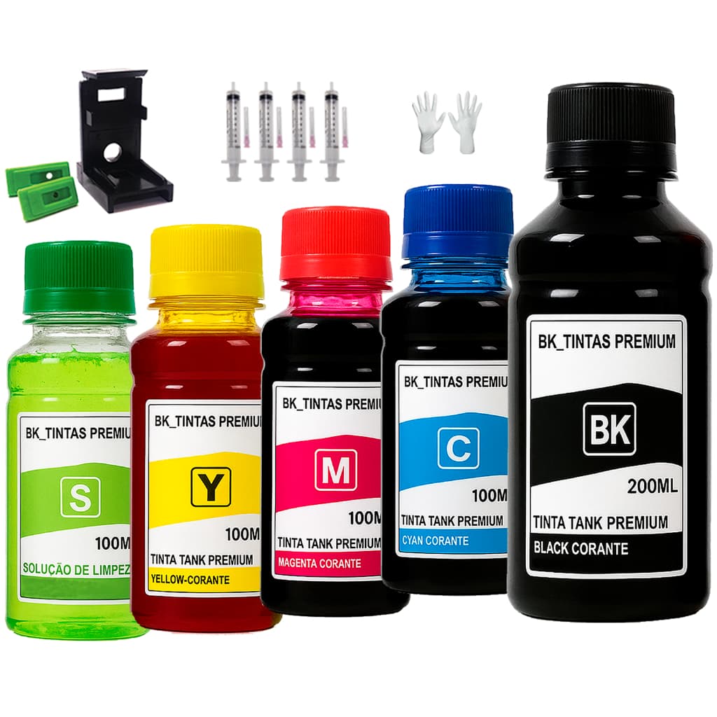Kit Tinta Recarga Cartucho 122 662 664 667 60 Compatível Impressora Hp 2376 2776 2774