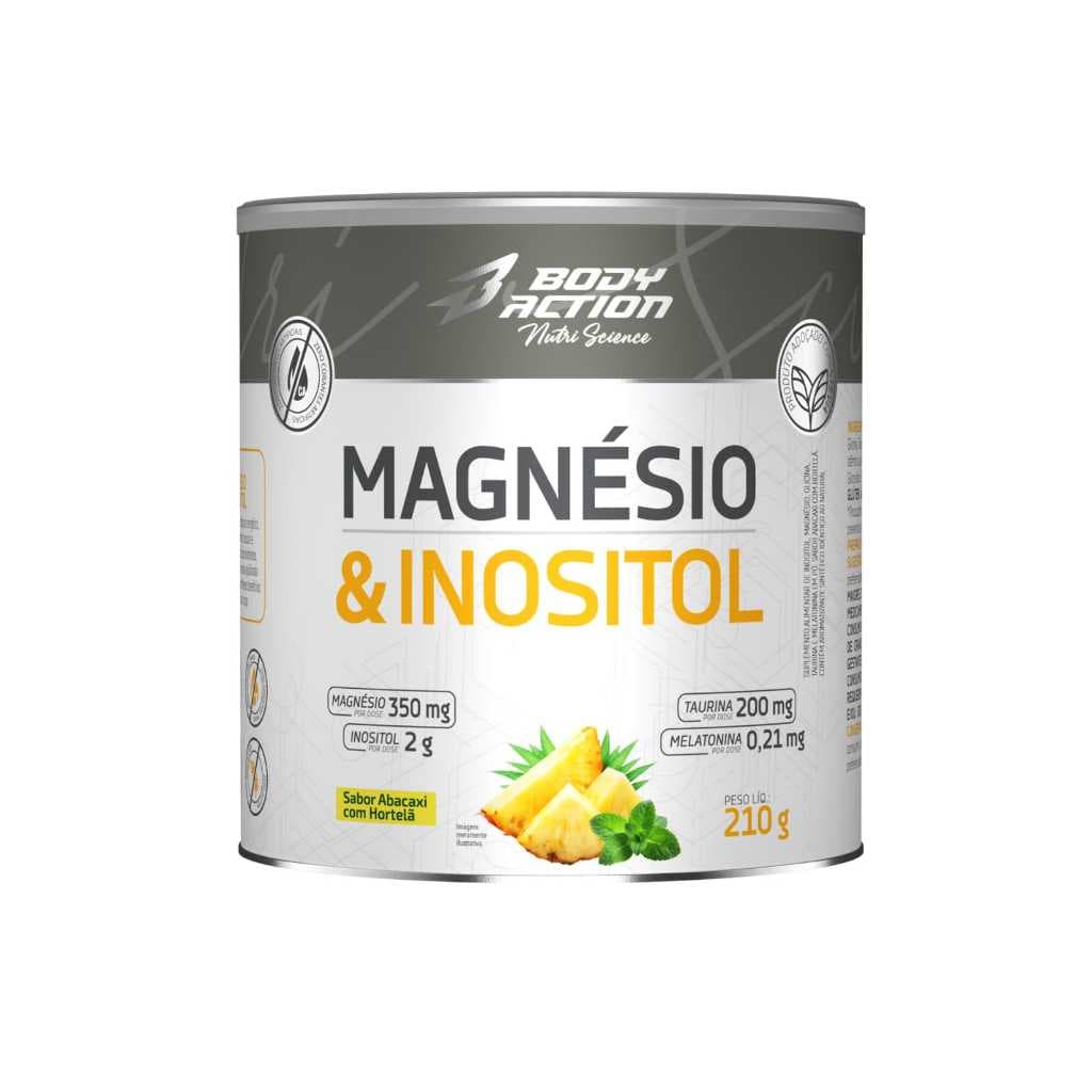 Magnésio e Inositol 210g – Bodyaction
