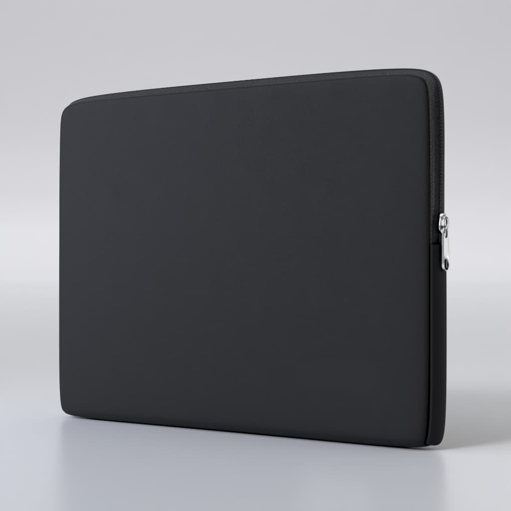 Capa Case Pasta Maleta Luva de Notebook em Eva Preto com Zíper - Isoprene - Preto