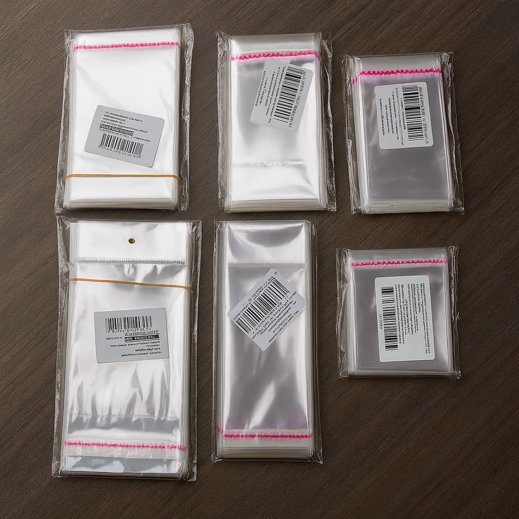 100 embalagens adesivadas sem furo