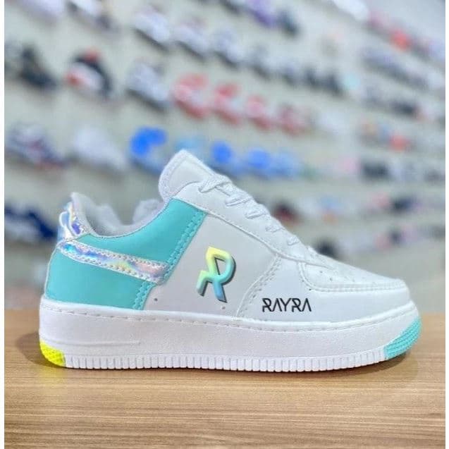 Tênis Feminino Holográfico Infantil e Adulto Meninas 26 ao 39 Estiloso Confortável Envio Express