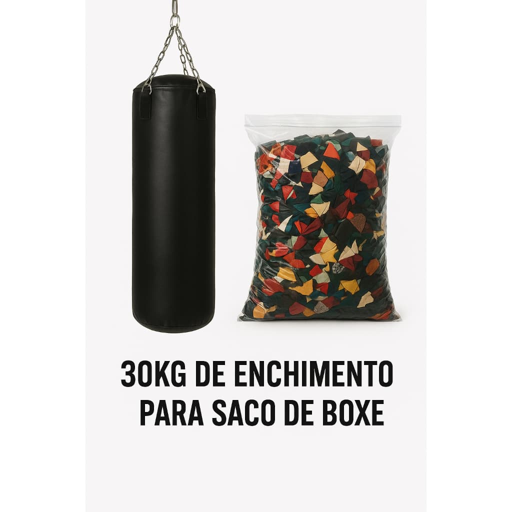 30KG Enchimento Para Saco de Pancada/Almofada/Travesseiro- Retalhos/Resíduos de Tecidos - 15/30 KG *APENAS O ENCHIMENTO*