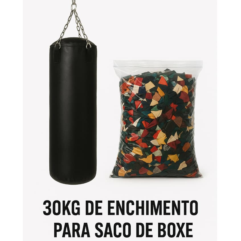 30KG ENCHIMENTO SACO PANCADA/RETALHO ENCHIMENTO SACO DE BOXE - RETALHOS DE TECIDOS PARA ARTESANATO *APENAS O ENCHIMENTO*