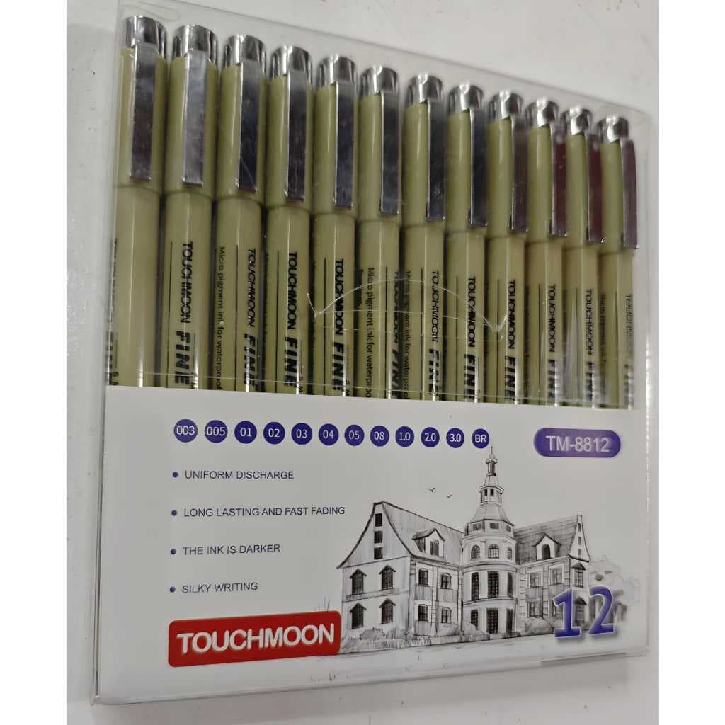 HYQ1950 Kit 12 pçs Peças Conjunto De Canetas Marcadores Com Tinta Forrados Neelde À Prova D'água/Material Escolar
